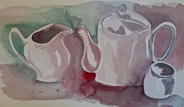 A really wonderful hard working day at our still-life workshop.