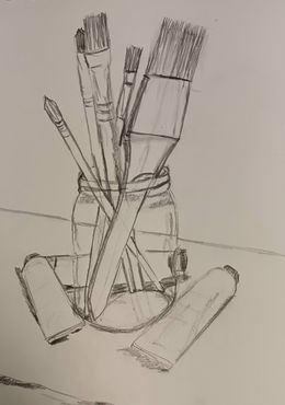 Still-life, all angles. Great to be back at class!