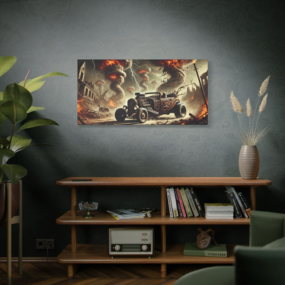 Thumbnail: "Inferno Twisters" - Matte Canvas