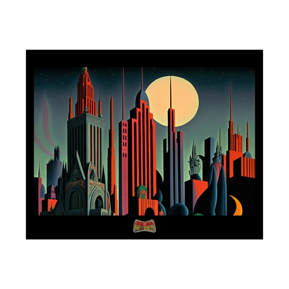 Limitless Cityscapes - "The City of Dreams" - Rolled Poster