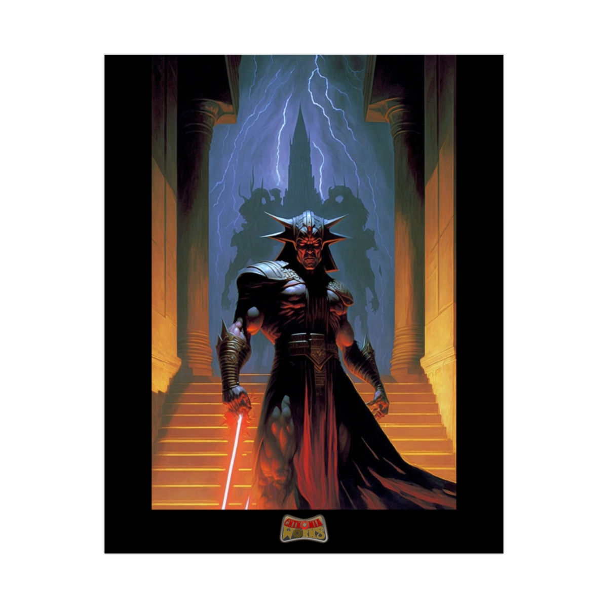 Galactic Visions - "Lightning Lord" - Rolled Poster