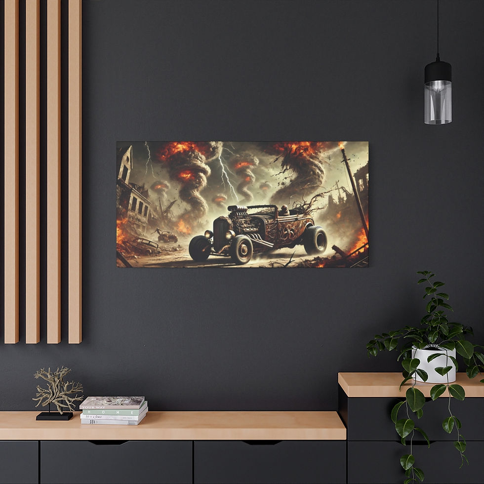 Thumbnail: "Inferno Twisters" - Matte Canvas