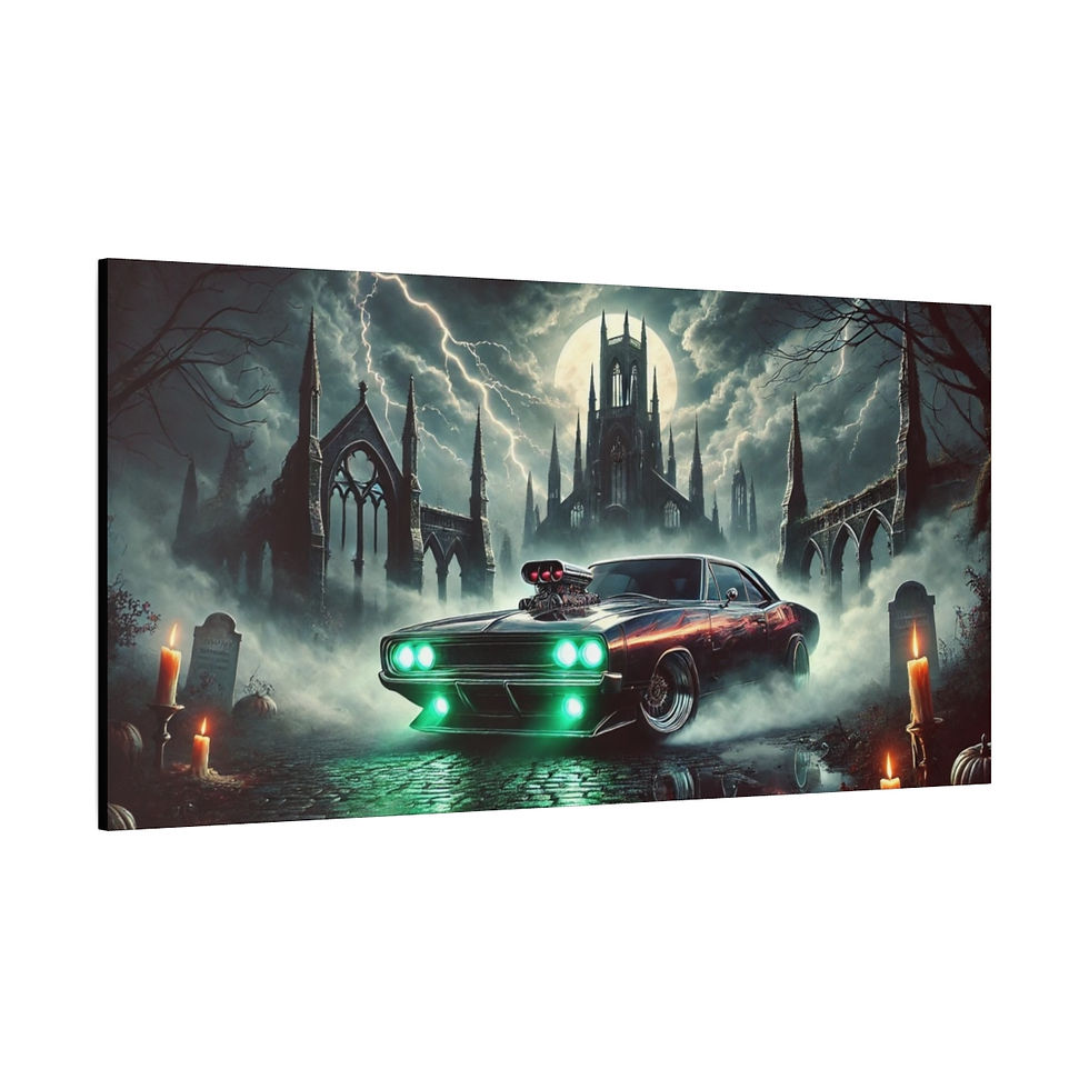 "Gothic Muscle" - Matte Canvas