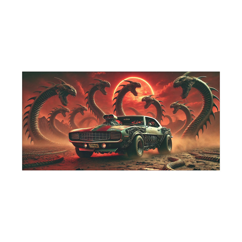 Thumbnail: "Snake Pit Camaro" - Matte Canvas