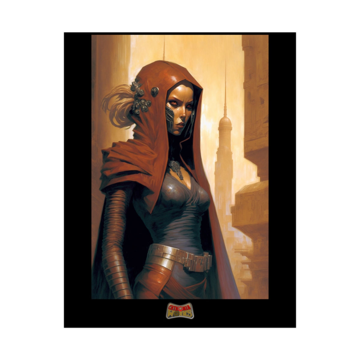 Galactic Visions - "Temptress Of The Dark Side" - Rolled Poster