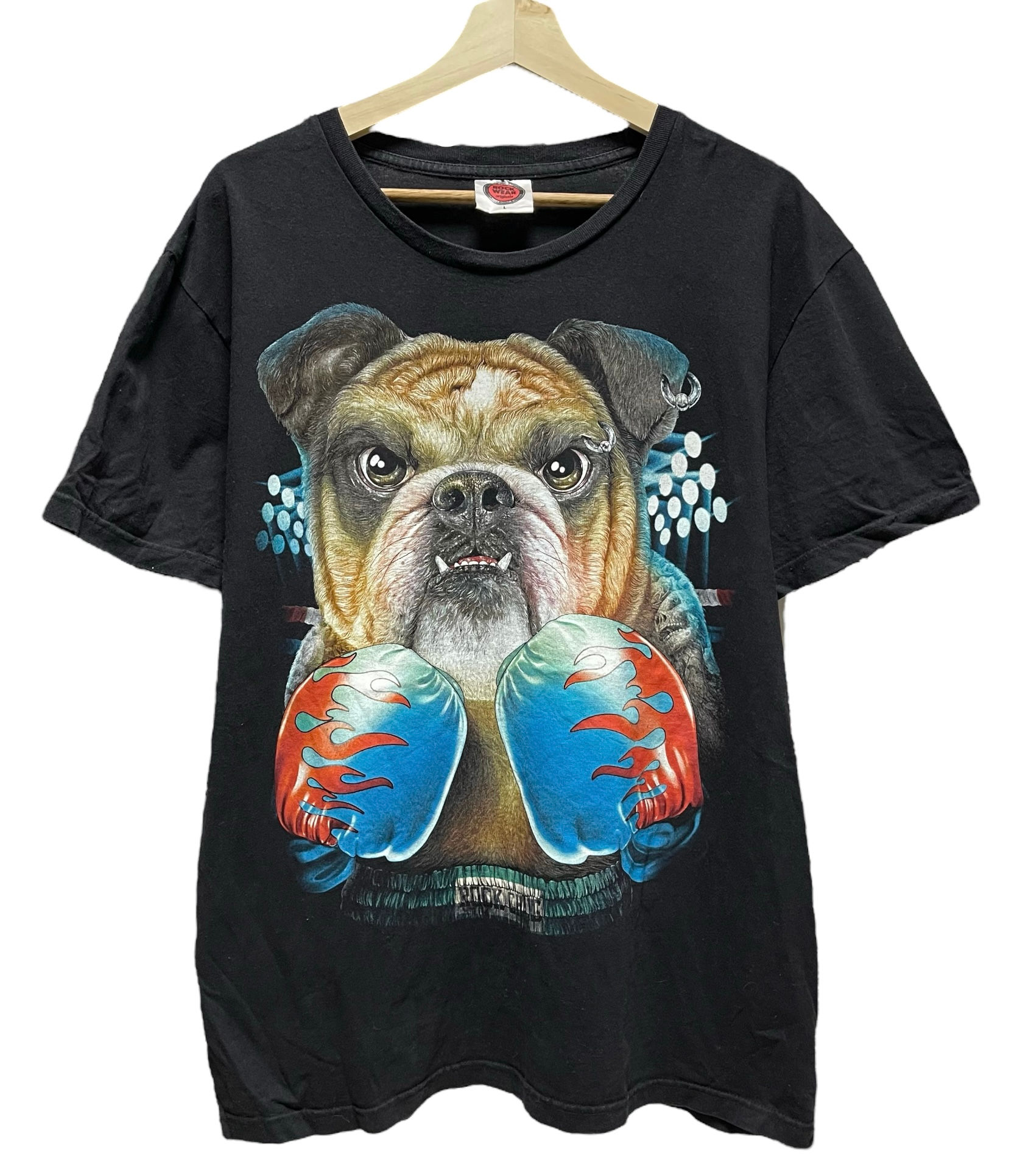 Rocawear Dog Boxing Graphic Shirt L