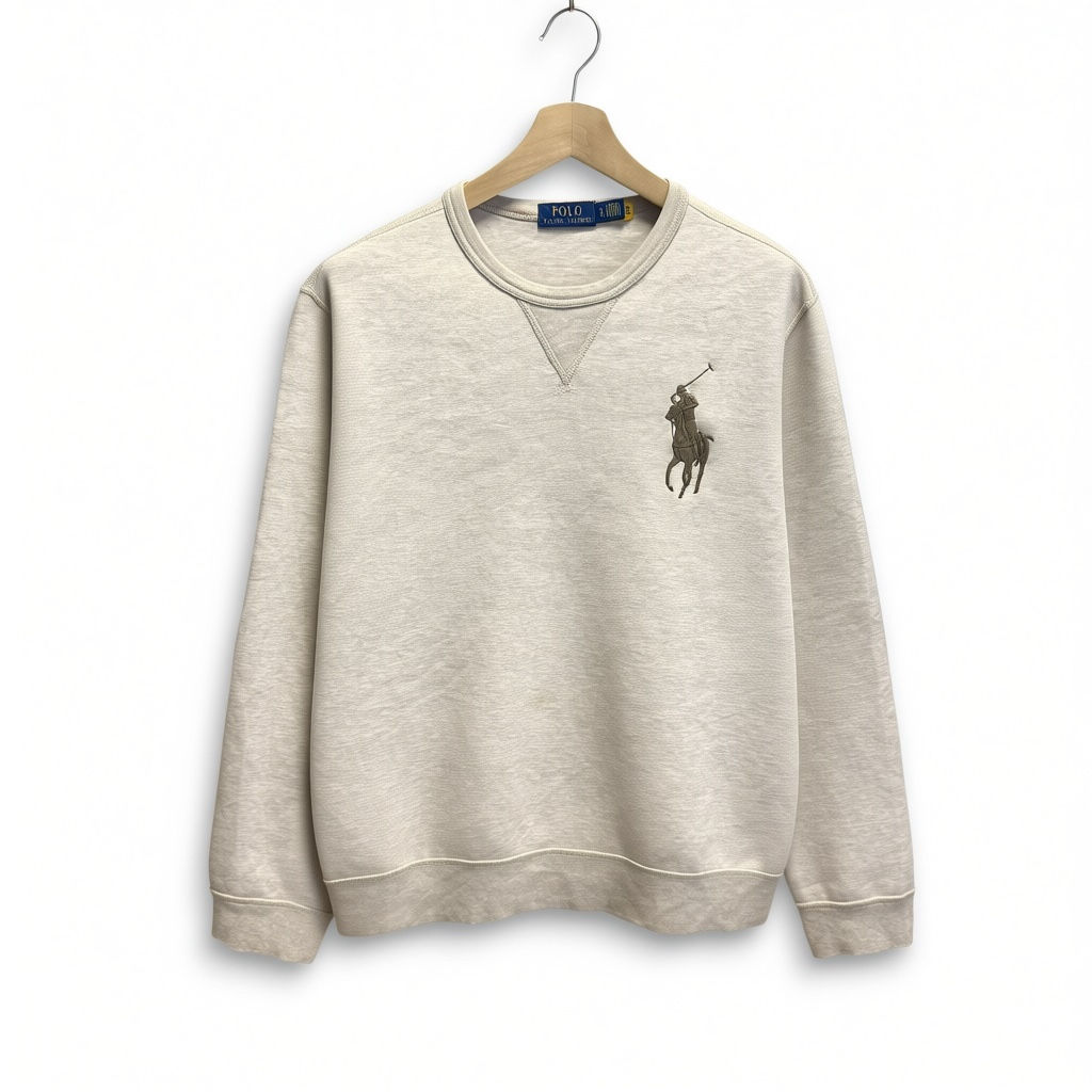 Polo Ralph Lauren Cream Crewneck Size L