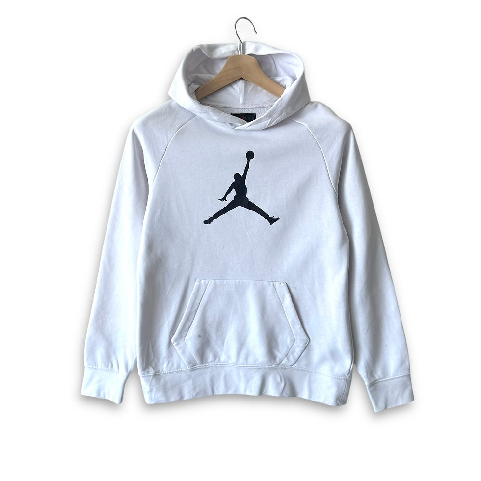Jordan White Hoodie Size XL Youth fits M Adult