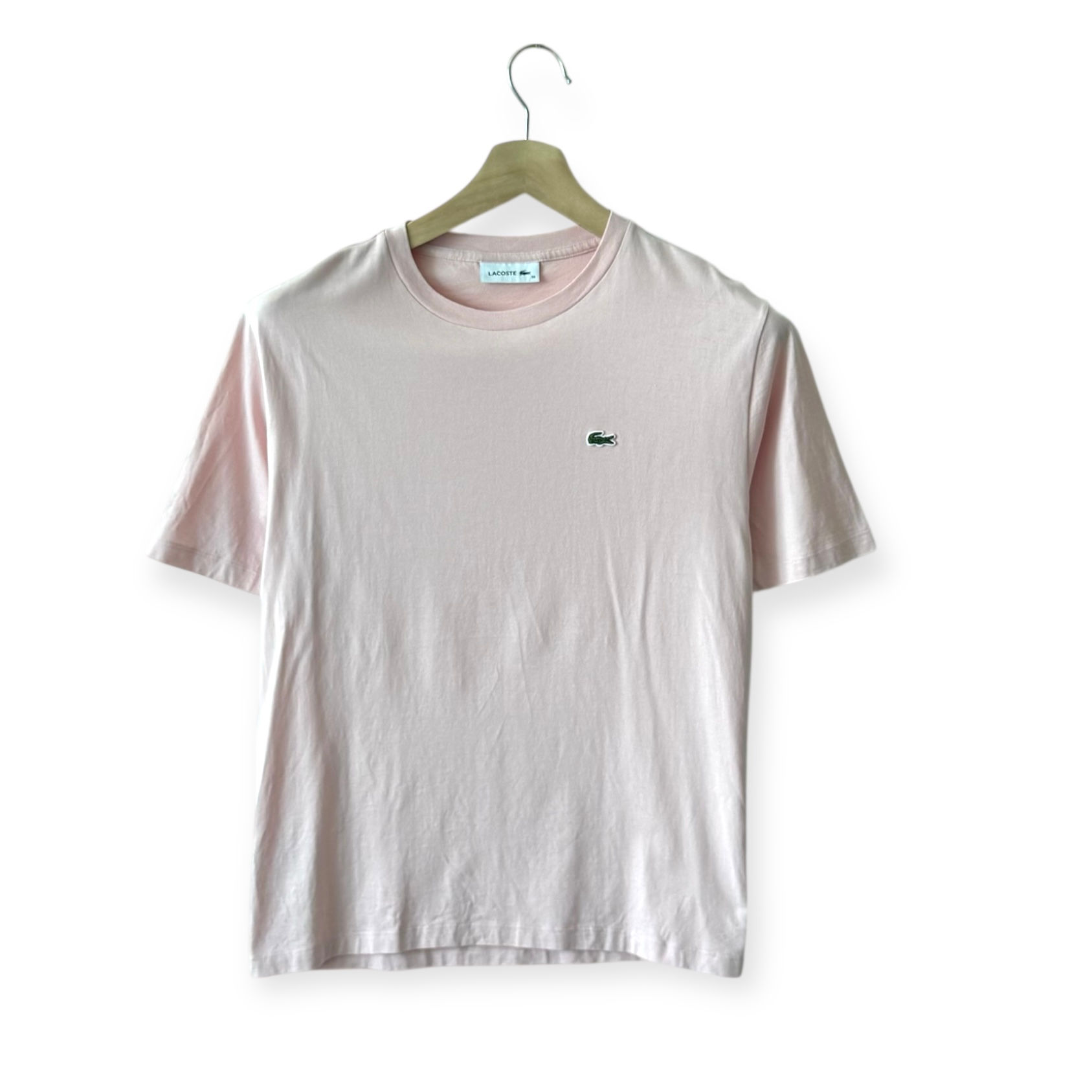 Lacoste Baby Pink Tee Size 38 S-M Women