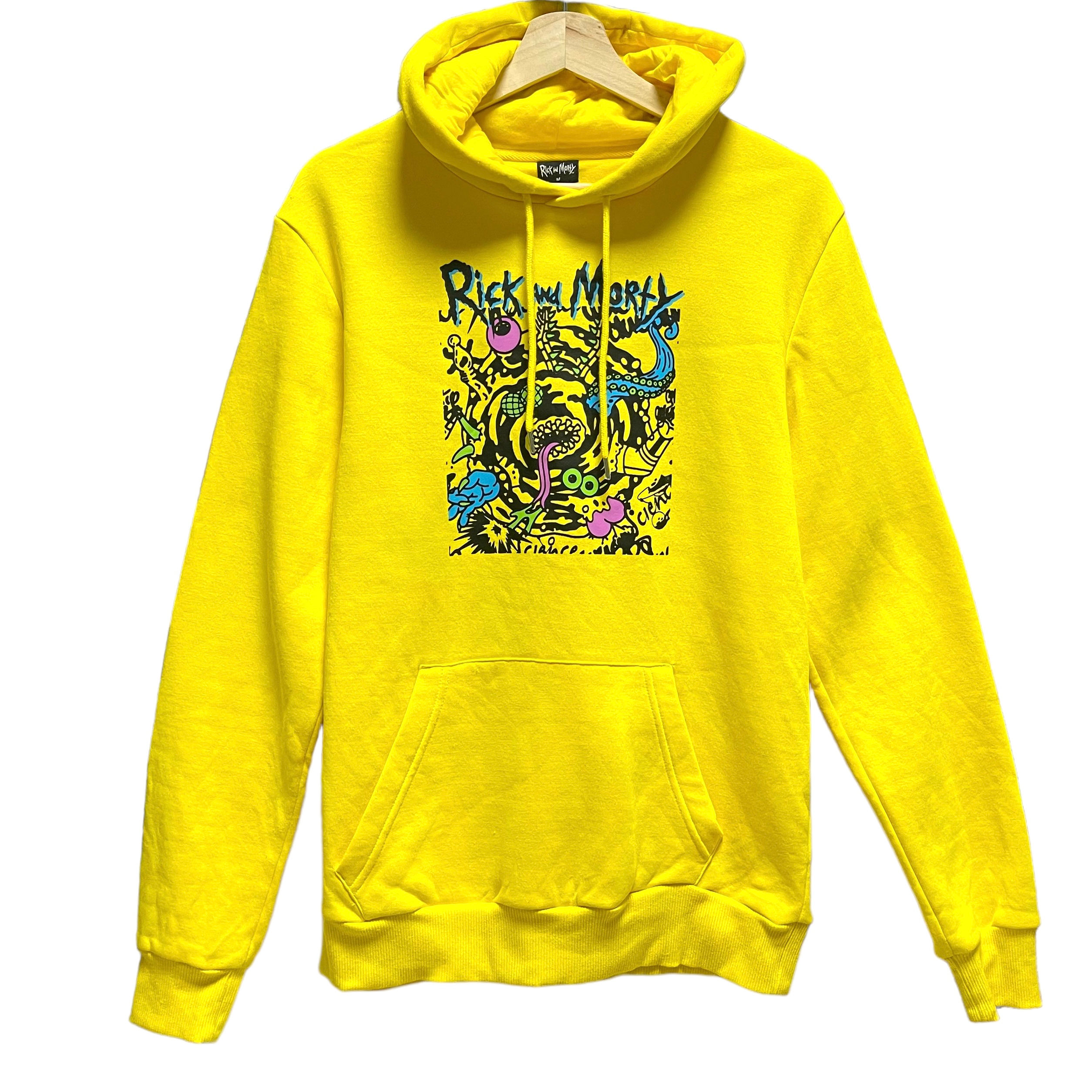 Rick & Morty Pullover Hoodie Graphic M