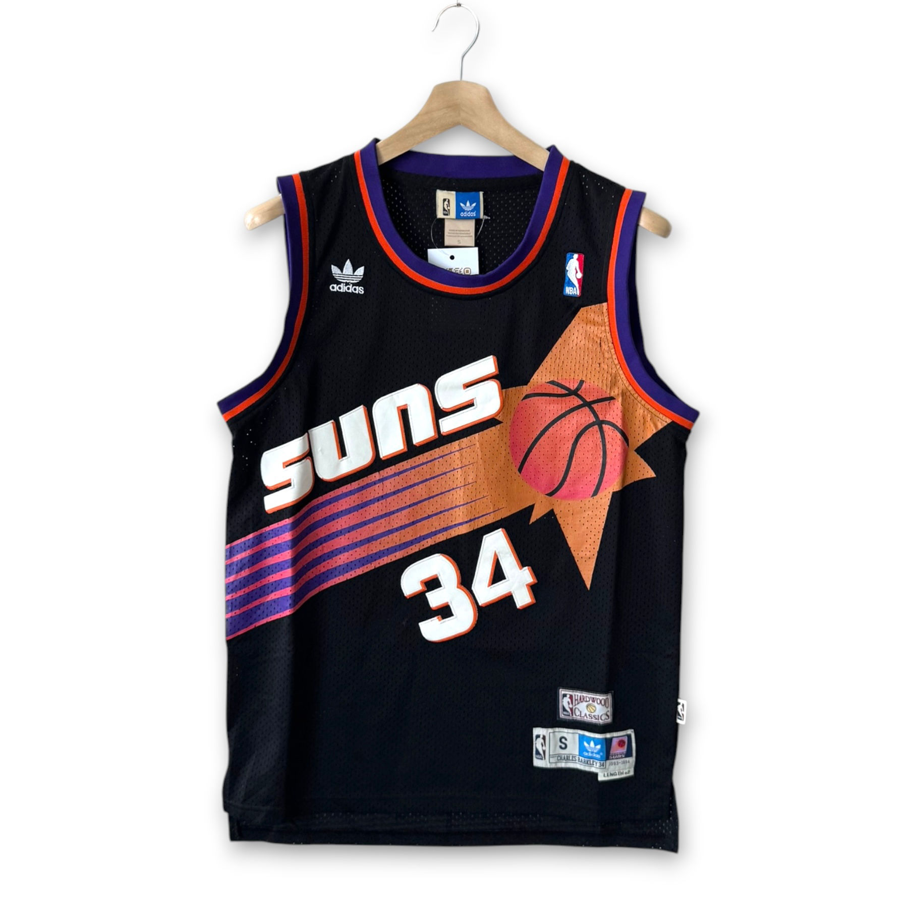 Vntg Adidas x NBA Phoenix Suns Barkley #34 Size S+2
