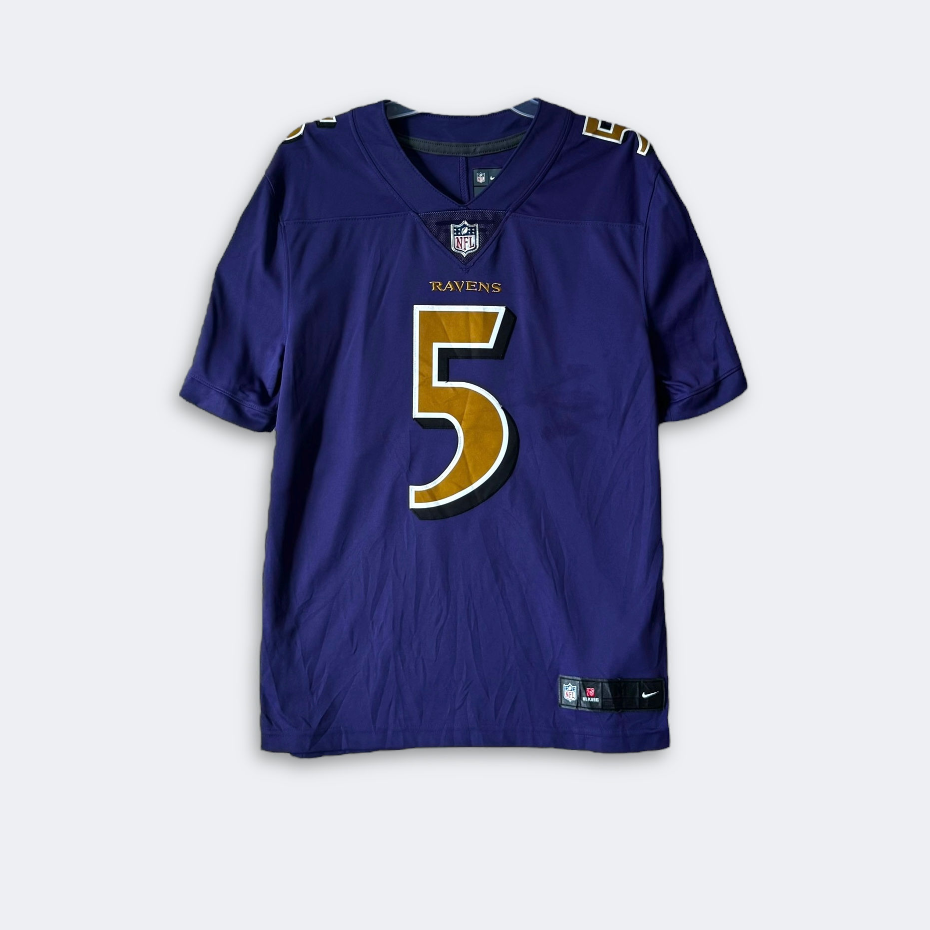 Nike x NFL Baltimore Ravens Flacco #5 Jersey Size M