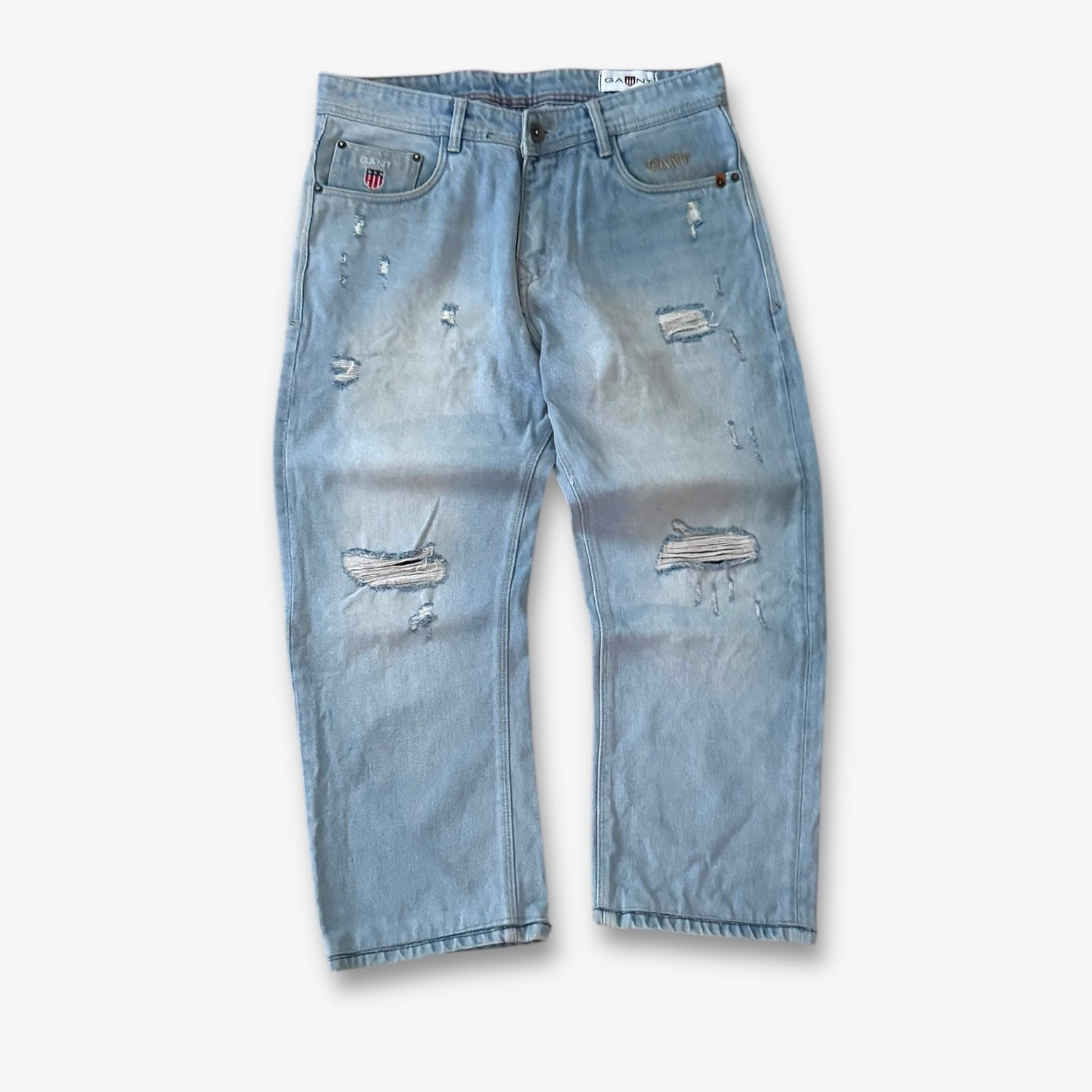 Gant Ripped Jeans Straight Fit Size 34