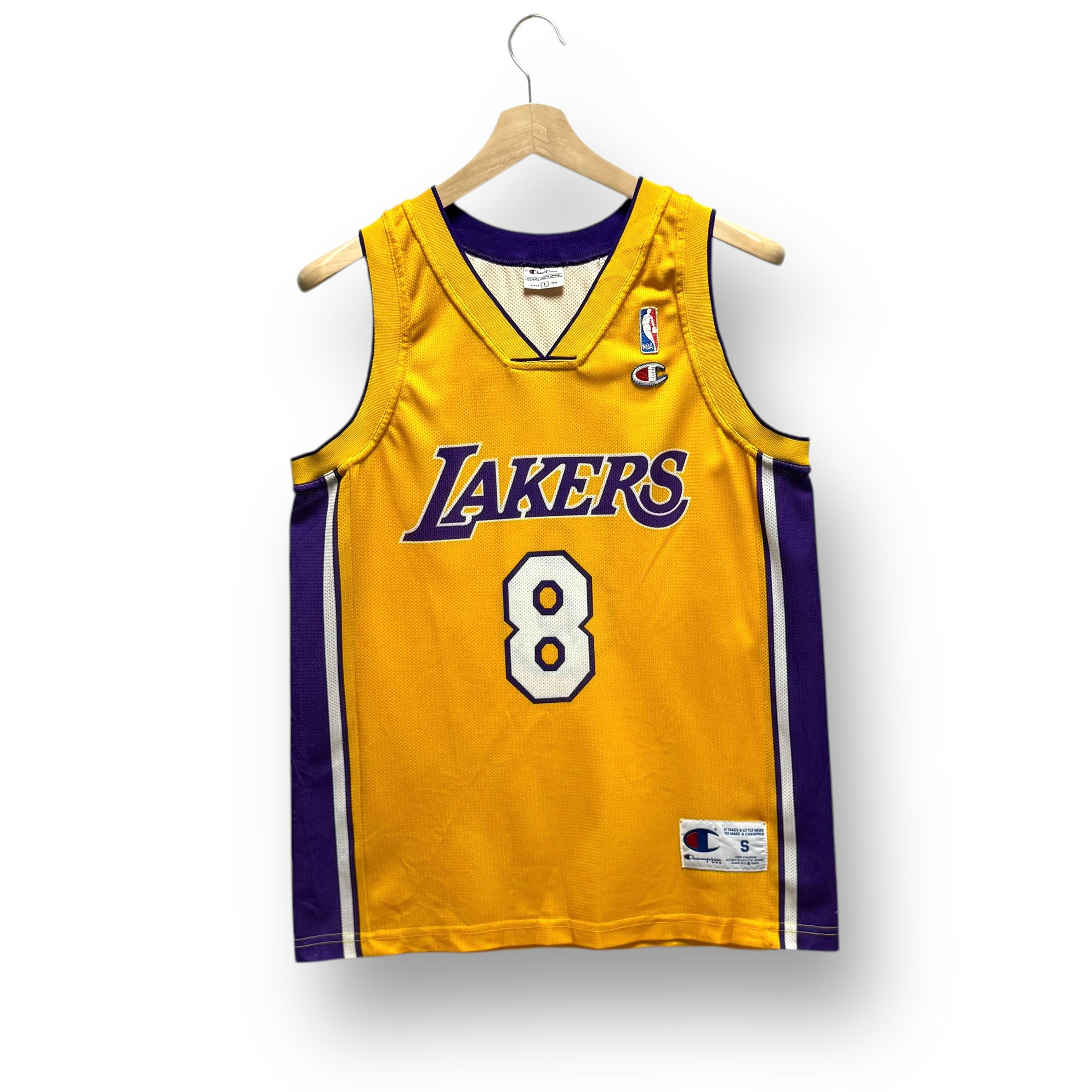 Vntg Champion Europe x NBA Lakers Kobe Bryant #8 Jersey Size S