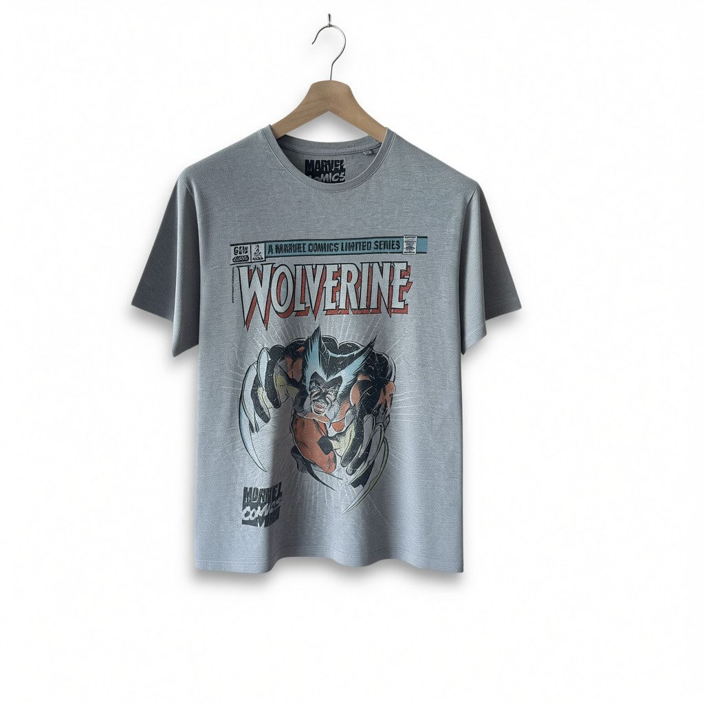 Marvel Reprint Comics Wolverine Graphic Tee Size L