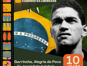 Cine Clube exibe clássico brasileiro “Garrincha, Alegria do Povo” em sessão especial