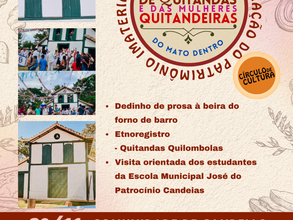 Quilombolas de Candeias em destaque no 1º Festival de Quitandas e Mulheres Quitandeiras do Mato Dentro