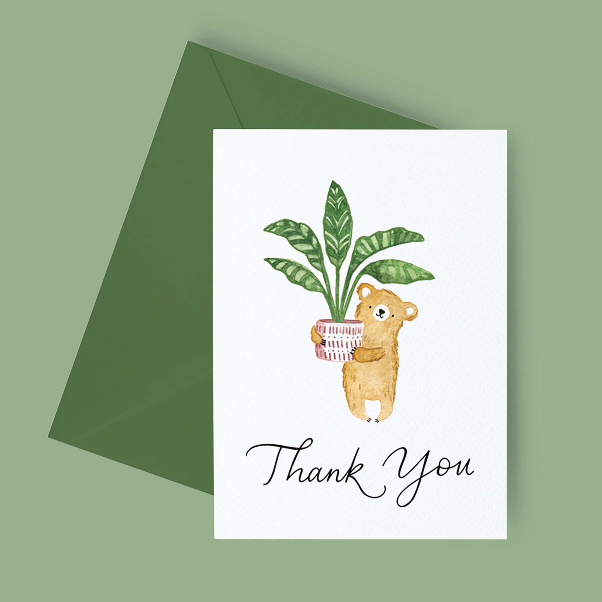 Thank You Greeting Card