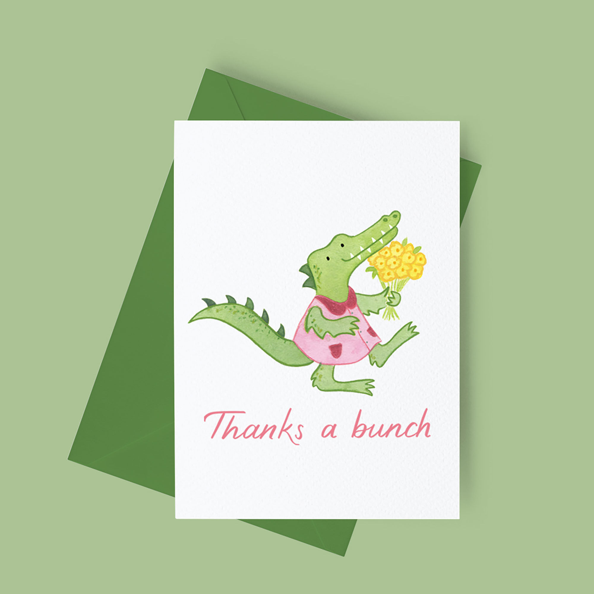 Thanks A Bunch Greeting Card