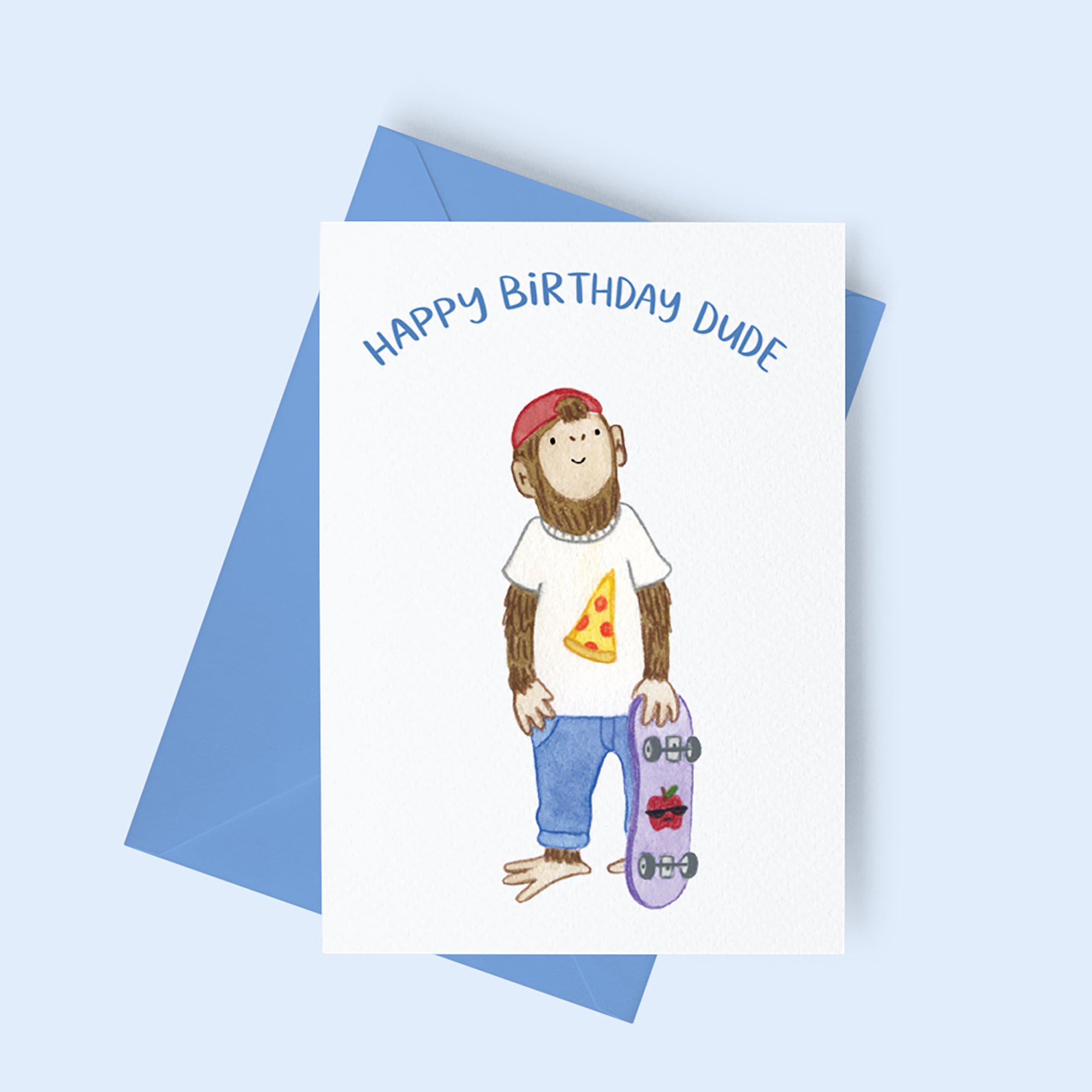 Happy Birthday Dude Greeting Card