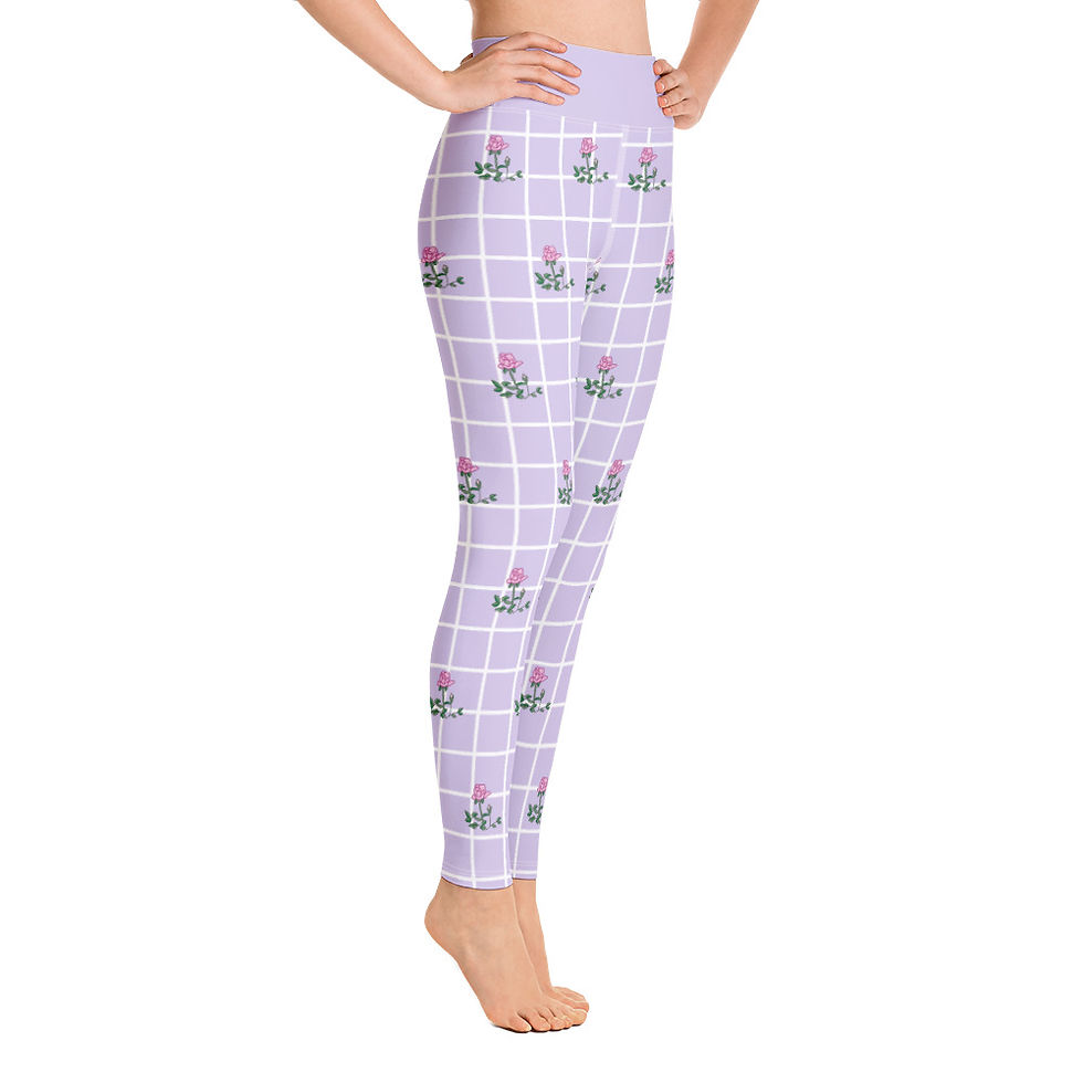 Thumbnail: FEMME Legging VIOLET ROSES