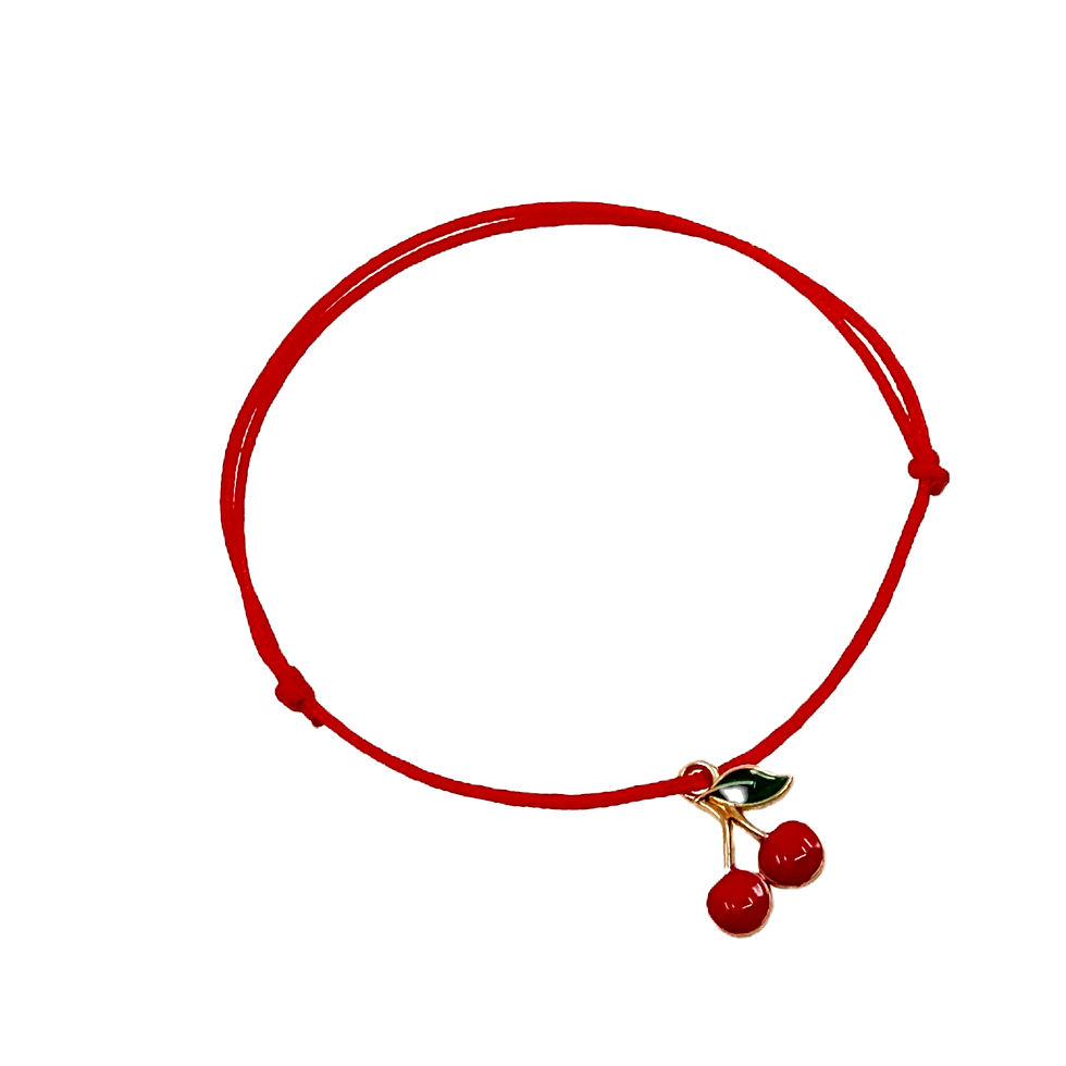 Miniaturbild: Figlia bracelet Sweet Cherry red
