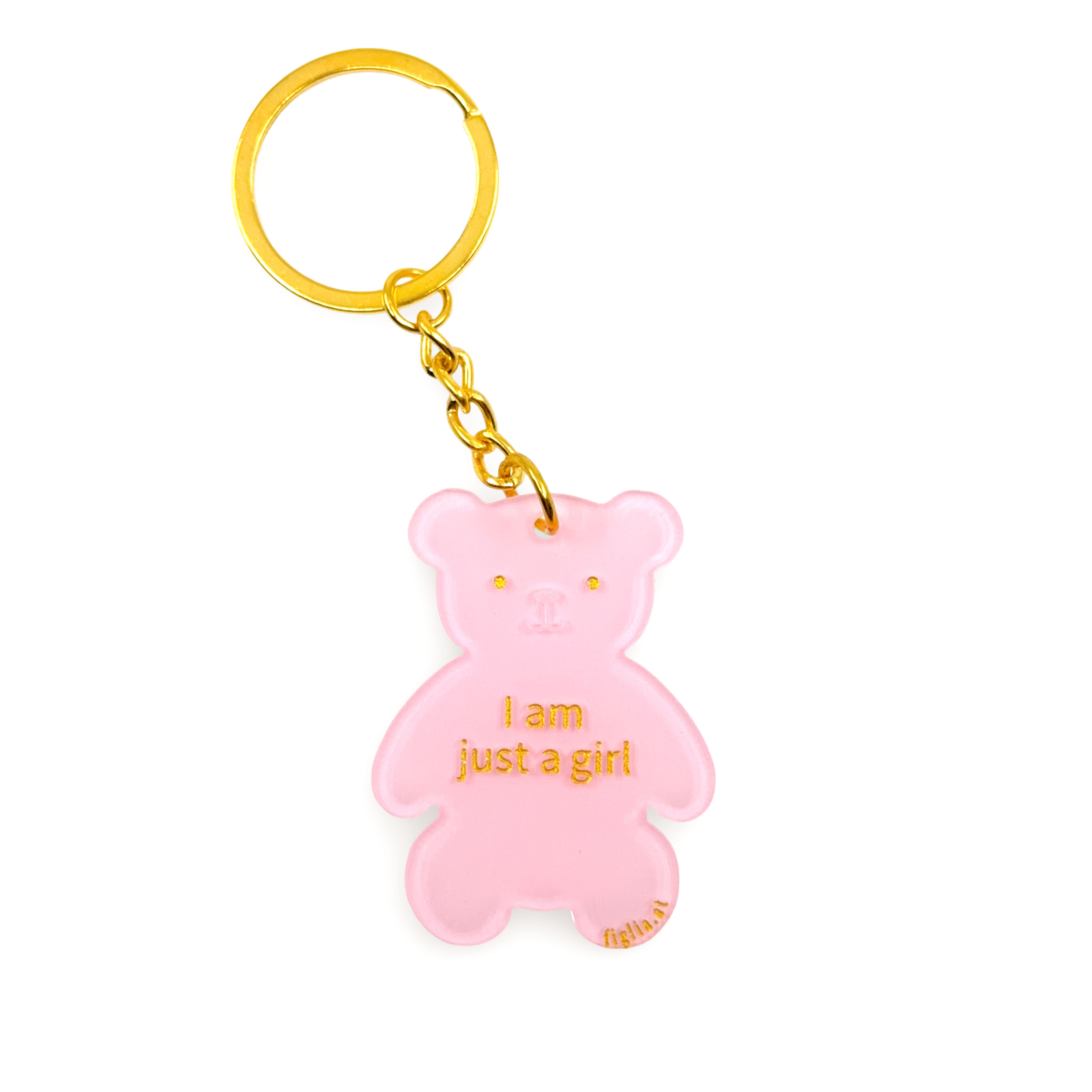 Figlia Bear Pink I am just a girl