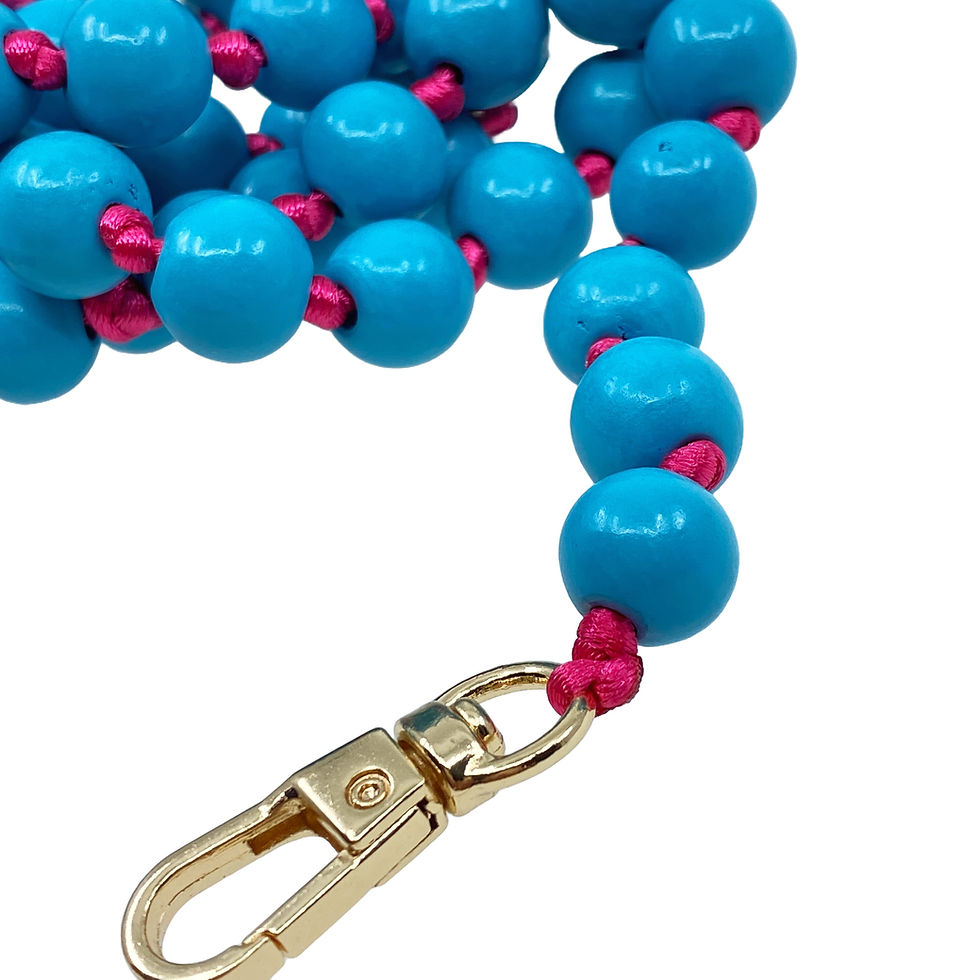 Miniaturbild: Figlia mobile chain blue / pink  (Handykette)