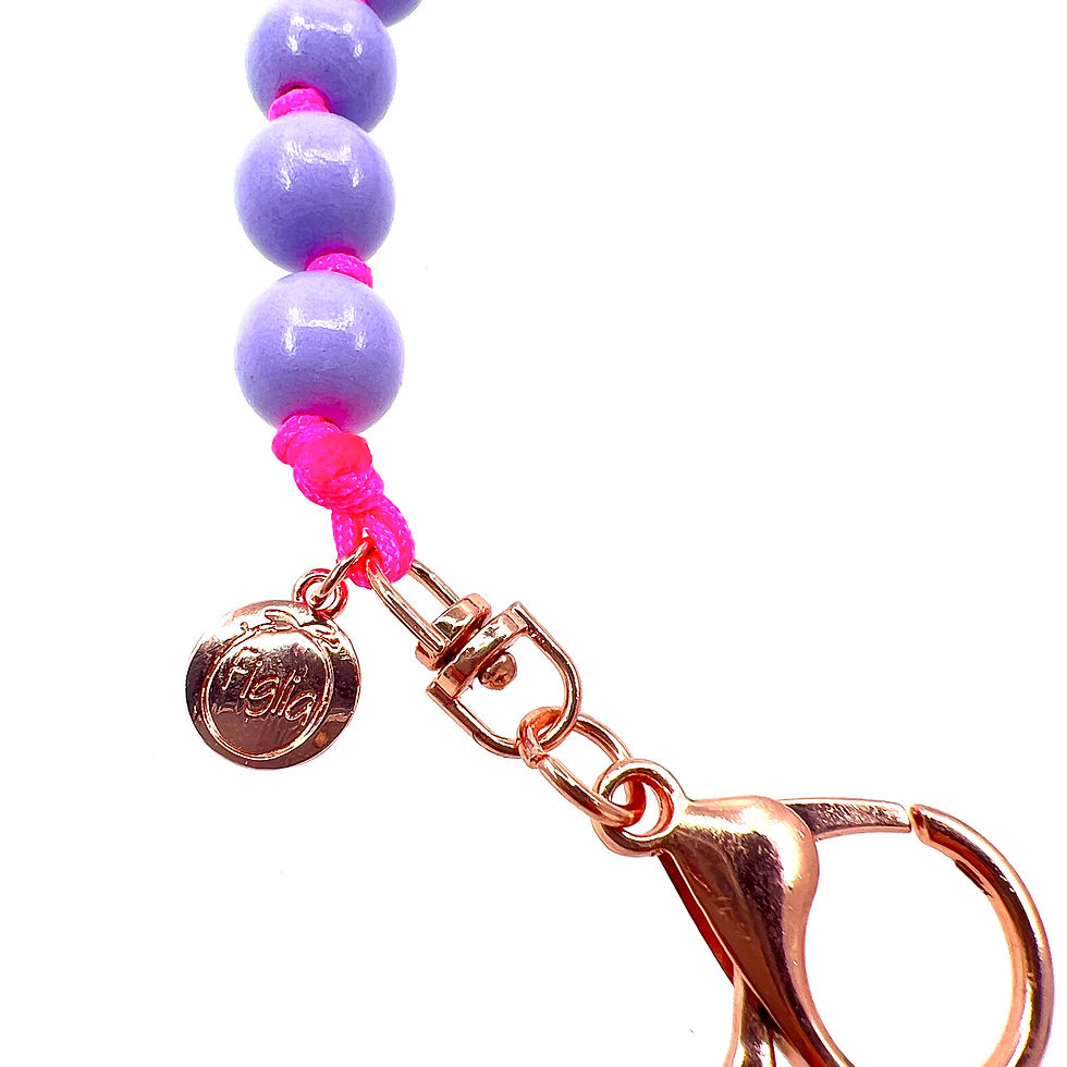 Miniaturbild: Figlia key chain viloett/pink  (Schlüsselkette)