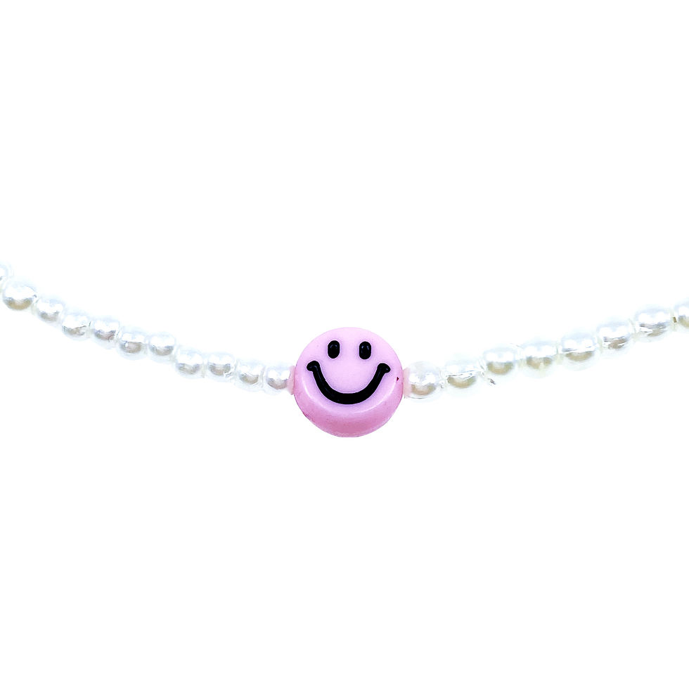 Miniaturbild: Figlia Choker Halskette pink Smile