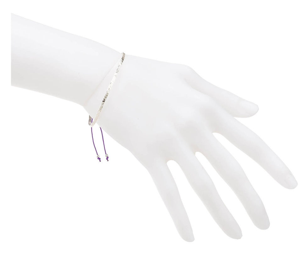 Miniaturbild: Capri, Armreif silber/violett