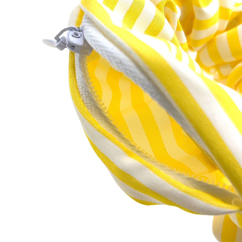 Miniaturbild: Figlia Summer Scrunchie strisce romane giallo