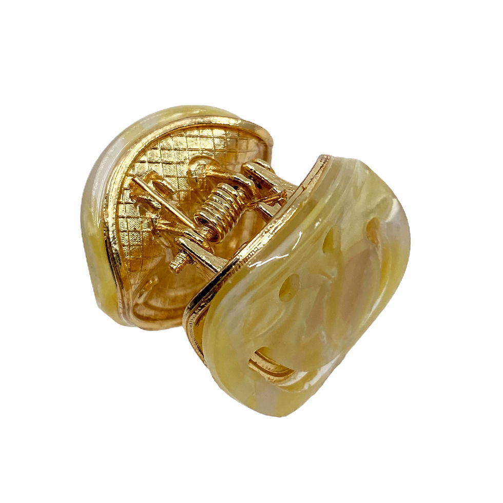 Miniaturbild: Figlia Haarclip  golden smile lemon