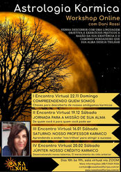 Venha participar de nosso Workshop Vivencial de Astrologia Karmica