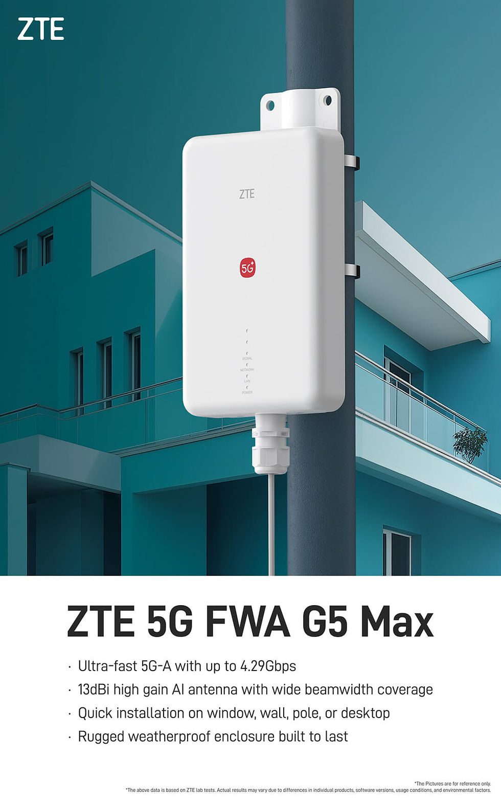 Thumbnail: ZTE G5 MAX (5G 4.3Gbps 1LAN WIFI)