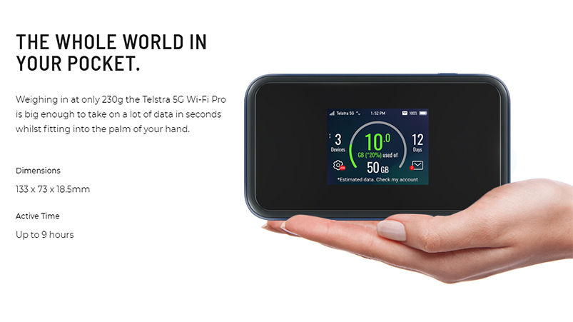 Thumbnail: ZTE MU5001 (5G 3.8Gbps 32WIFI Share 4500mAH)