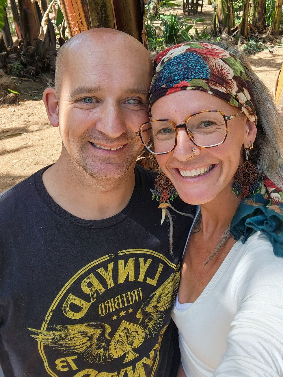 Smiling couple