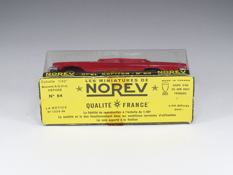 Thumbnail: NOREV - 64 - Opel Kapitan - Rouge foncé - En boite