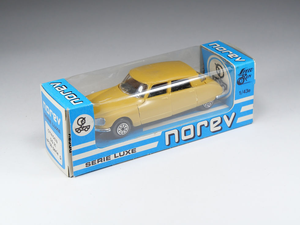 Thumbnail: NOREV - SÉRIE LUXE / PLASTIGAM - 158 - Citroen DS 21 - Moutarde - En boite