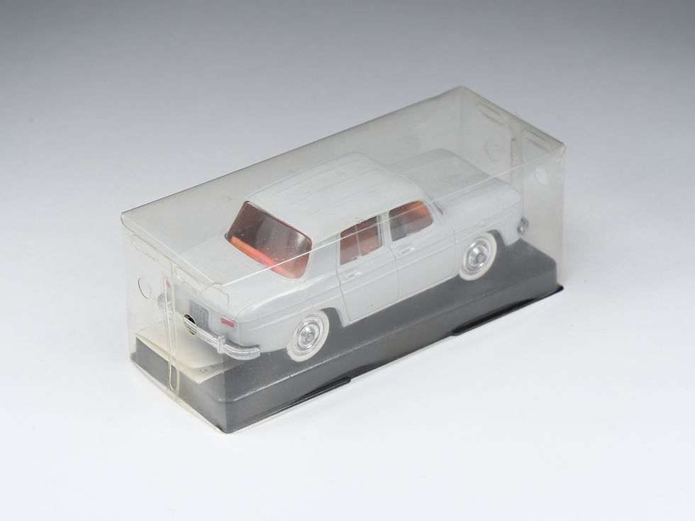 Thumbnail: NOREV - 68 - Renault 8 R8 - Gris pneus flancs blancs - En boite