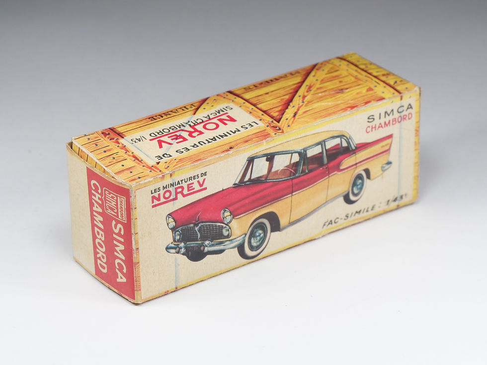 Miniatura: NOREV - 40 - Simca Chambord - Blanc et rouge - En boite