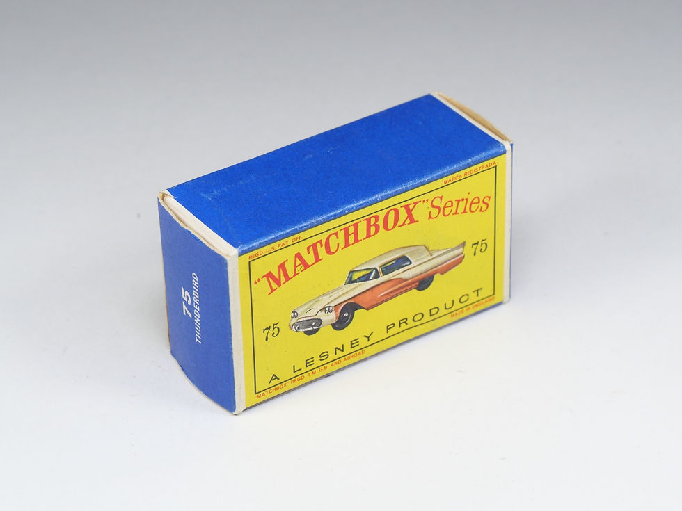 Thumbnail: MATCHBOX - 75-a - Ford Thunderbird - Dark blue base - En boite
