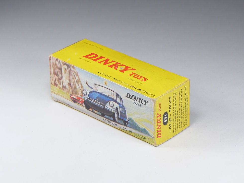 Thumbnail: DINKY TOYS FRANCE - 501 - Citroen DS 19 Police - En Boite