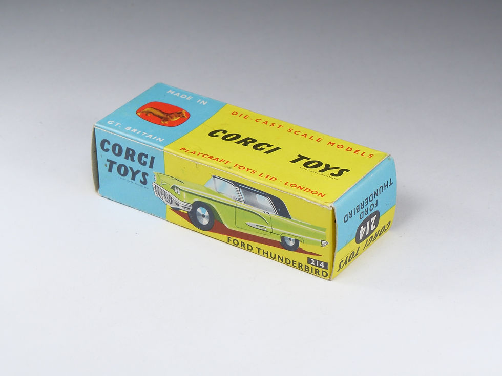 Thumbnail: CORGI - 214 - Ford Thunderbird - Vert amande - En Boite