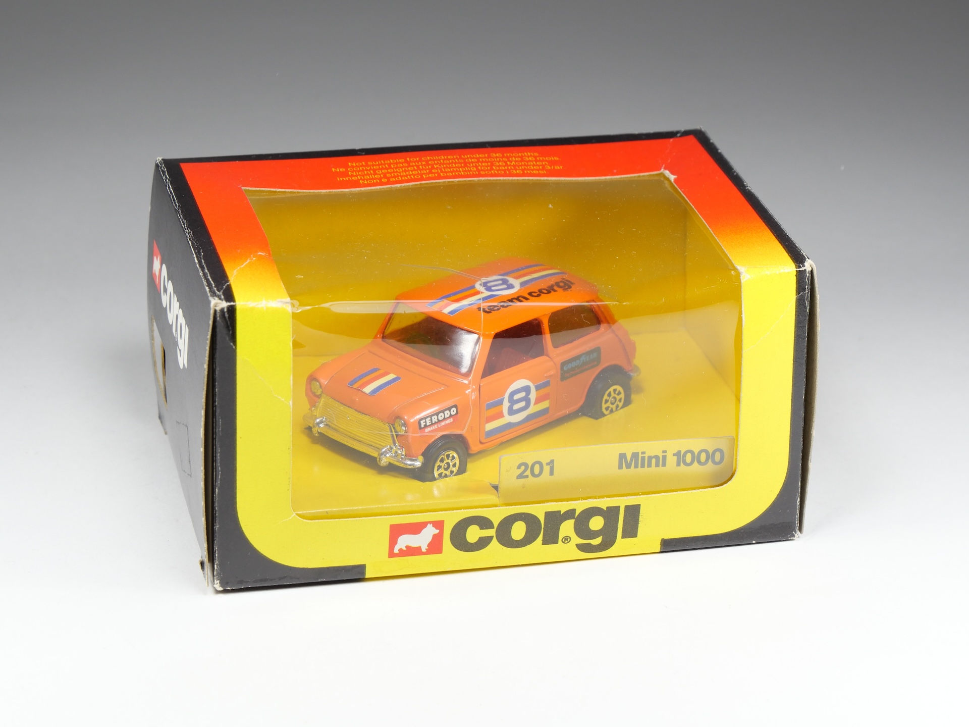 CORGI TOYS - 201 - Mini BMC 1000 - Race Car - En boite