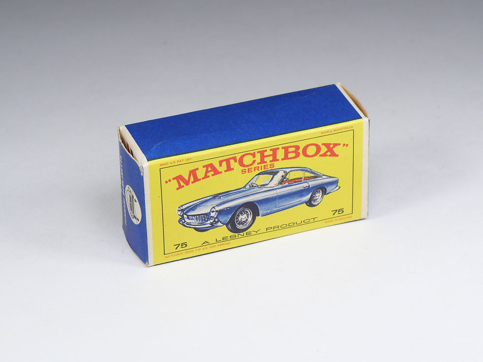 Miniatura: MATCHBOX - 75-B - Ferrari Berlinetta - Vert métal - En boite