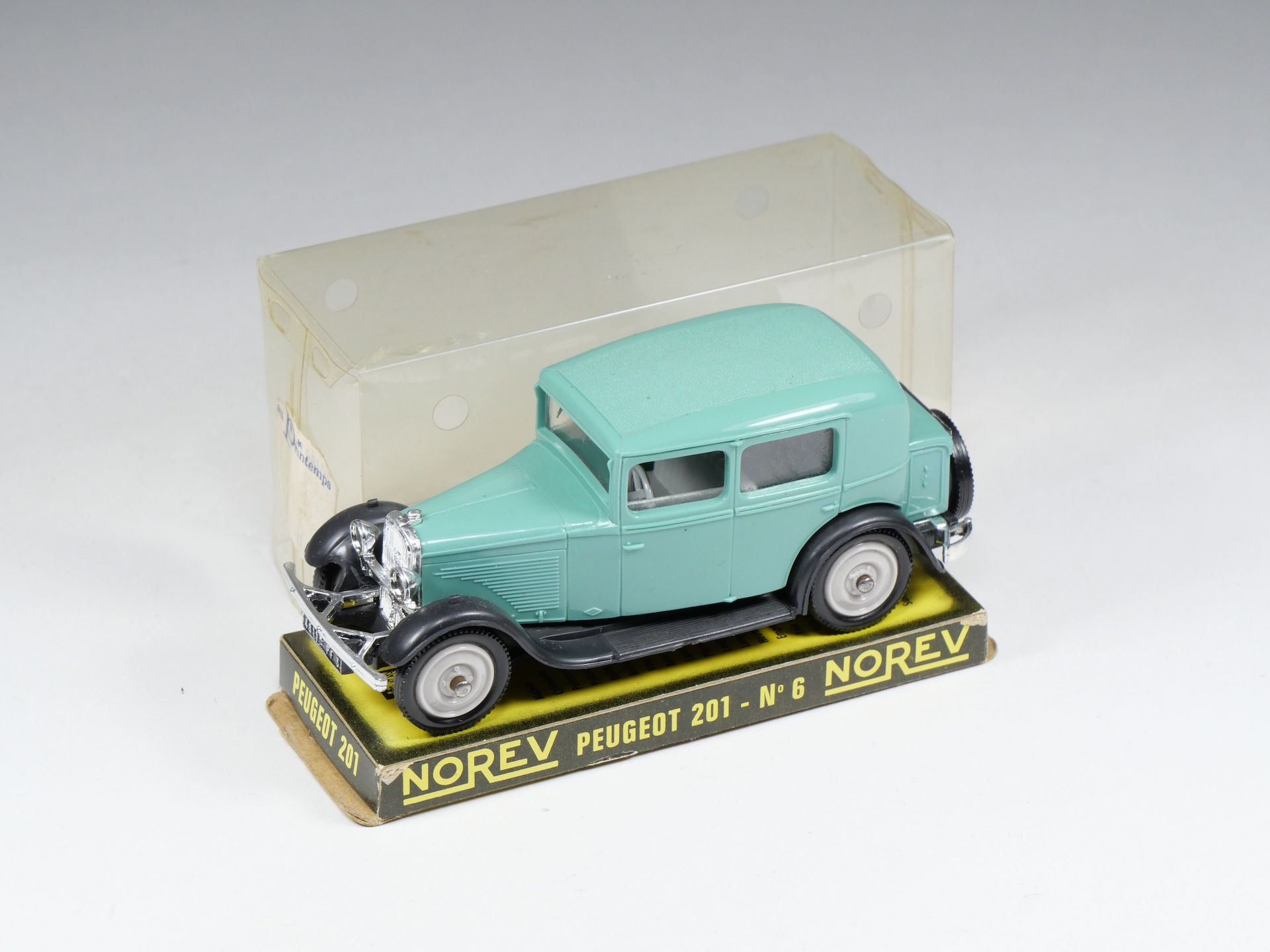 NOREV - 6 - Peugeot 201 - Vert turquoise - En boite