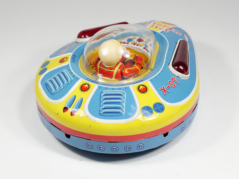 Thumbnail: MASUDAYA - 3147 - X-07 Space Surveillant - Saucer - En boite