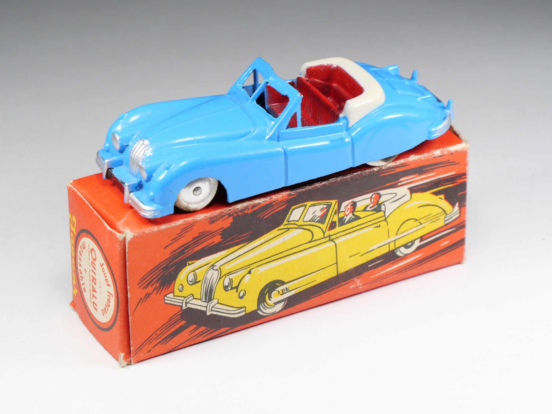 QUIRALU - Modèle Original - Jaguar XK 140 - Bleu vif - En boite