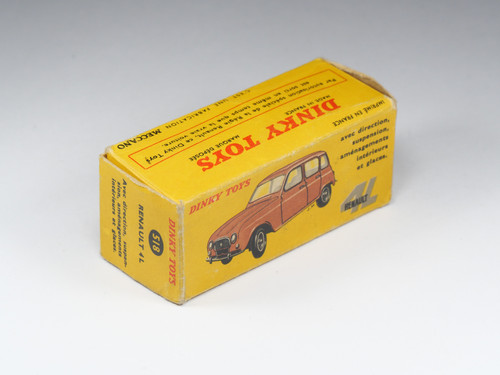 DINKY TOYS FRANCE - 518 - Renault 4L - Brique Orangé - En boite